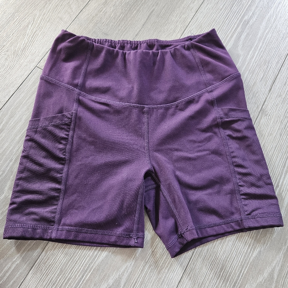$5 WHEN BUNDLED 🍇 REEBOK Purple Womens Biker Shorts